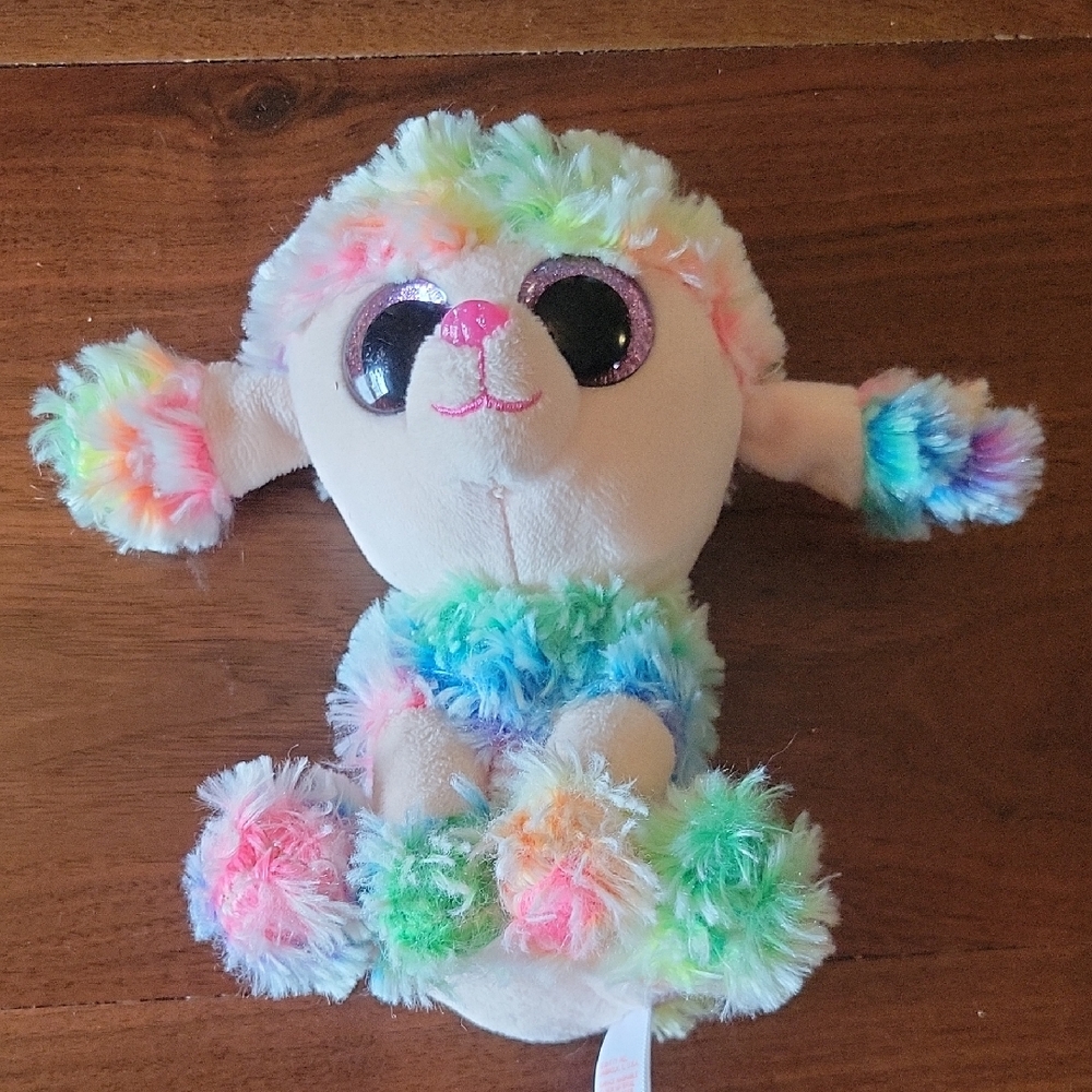 TY Rainbow Poodle